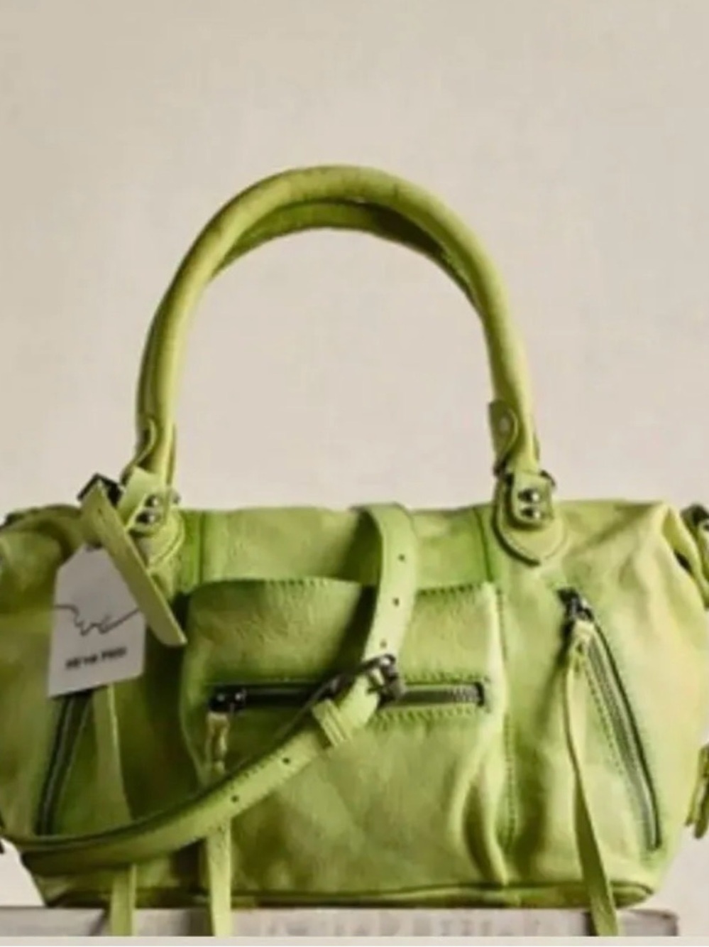 Free People We the Free Baby Emerson Tote Bag Matcha